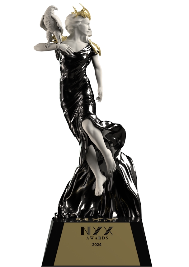 2022 NYX Marketing & Communication Awards (Marcom Awards) Statuettes