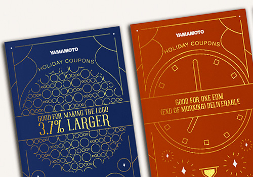 NYX Marketing & Communication Awards (Marcom) Winner - Yamamoto Holiday Coupons