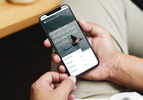 NYX Marcom Awards 2023 Winner - Howland Capital Visual Identity