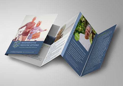 NYX Marcom Awards 2021 Winner - Regenerative Therapy Treatments Brochure
