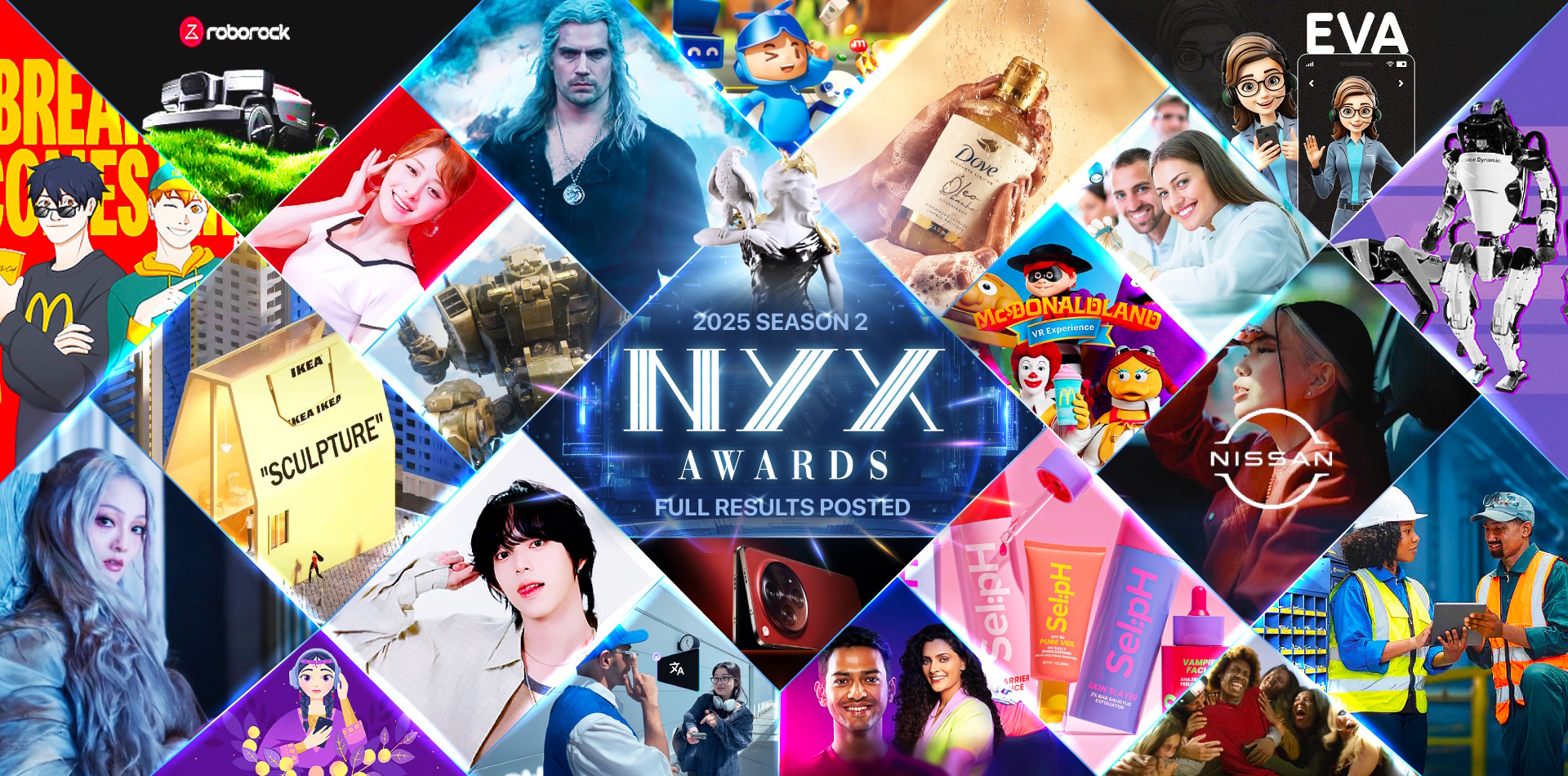 NYX Marcom Awards & NYX Video Awards 2025 Season 2 Results Posted, NYX Awards Winners