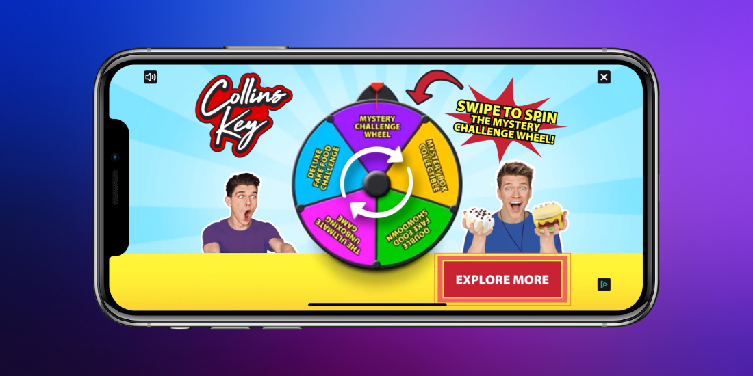 Collins Key Fake Food Mystery Challenge Wheel