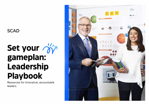 NYX Awards 2024 Winner - SCAD Leadership Playbook Microsite for Human Resources