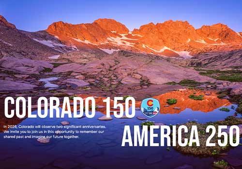 NYX Awards 2024 Winner - Colorado 150 America 250 Website Design for History Colorado