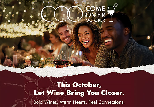 NYX Awards 2025 gold Winner  - Come Over October North American Posters by WineGlass Marketing