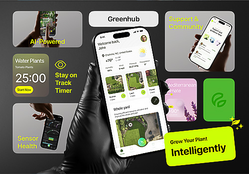 NYX Awards 2025 silver Winner  - Greenhub by Taoran Jiang, Jingyi Ma, Minzhou Wang