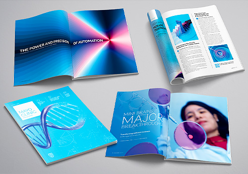 NYX Awards 2026 Winner - Mayo Clinic Magazine, Issue 2 2025, McGuffin Creative Group