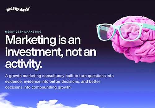 NYX Awards 2026 Winner - A Test-and-Learn Growth Marketing Consultancy, Messy Desk Marketing