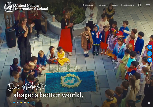 NYX Awards 2026 Winner - United Nations International School, Finalsite