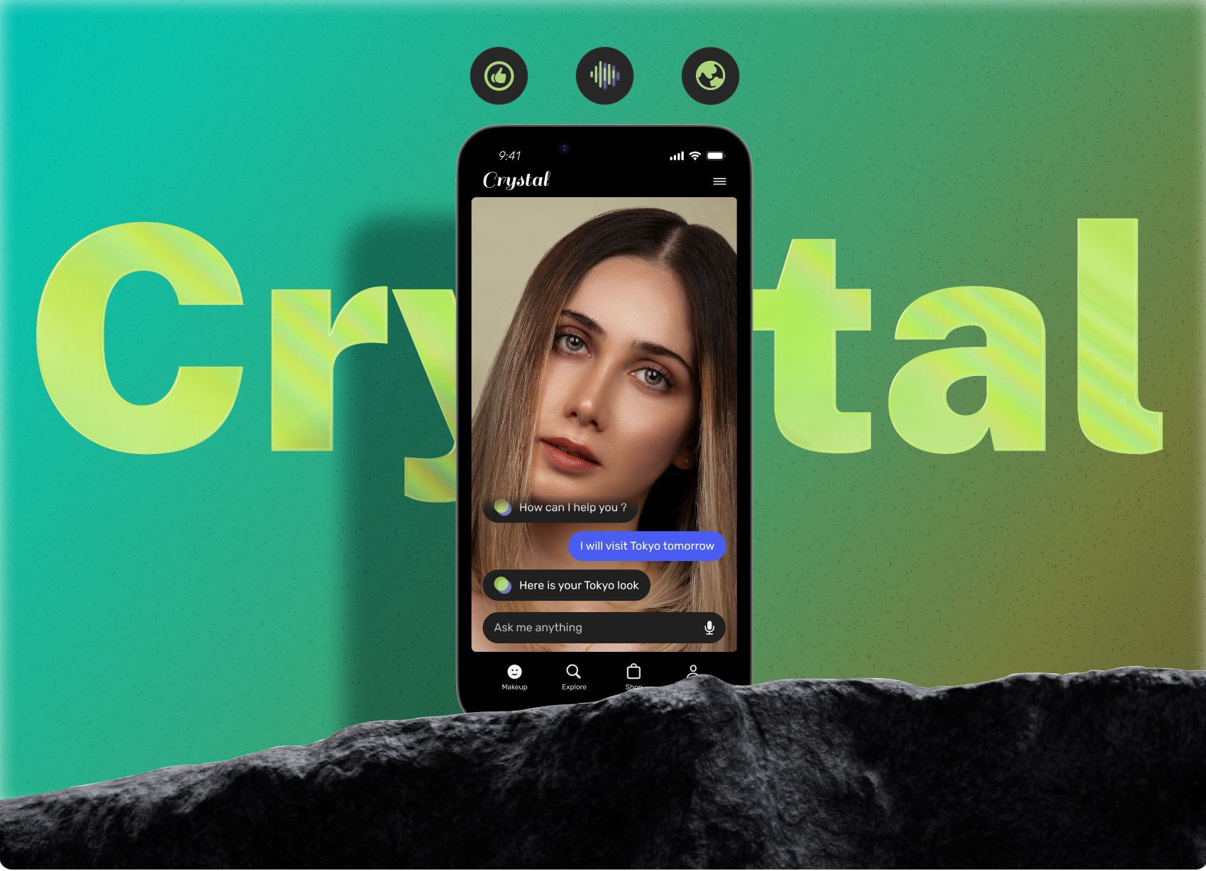 NYX Awards 2024 silver Winner  - Crystal:Your smart makeup assistant