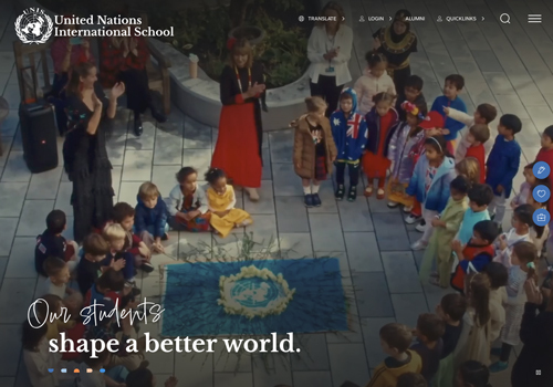 NYX Awards 2026 Winner - United Nations International School, Finalsite