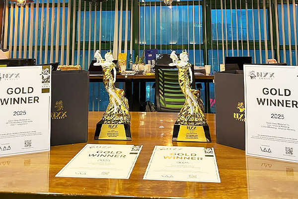 NYX Awards Latest News (October 9, 2025): Two GOLD awards, one grateful team.