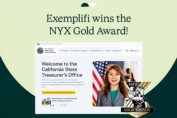 NYX Awards Latest News (May 15, 2026): Gold Recognition for Exemplifi’s Government Website Redesign