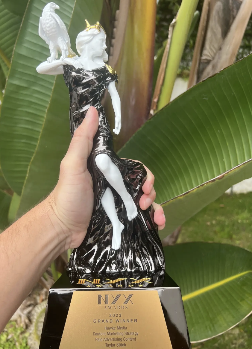 NYX Awards Winner - Hawk Media Celebrates Prestigious NYX Awards Recognition
