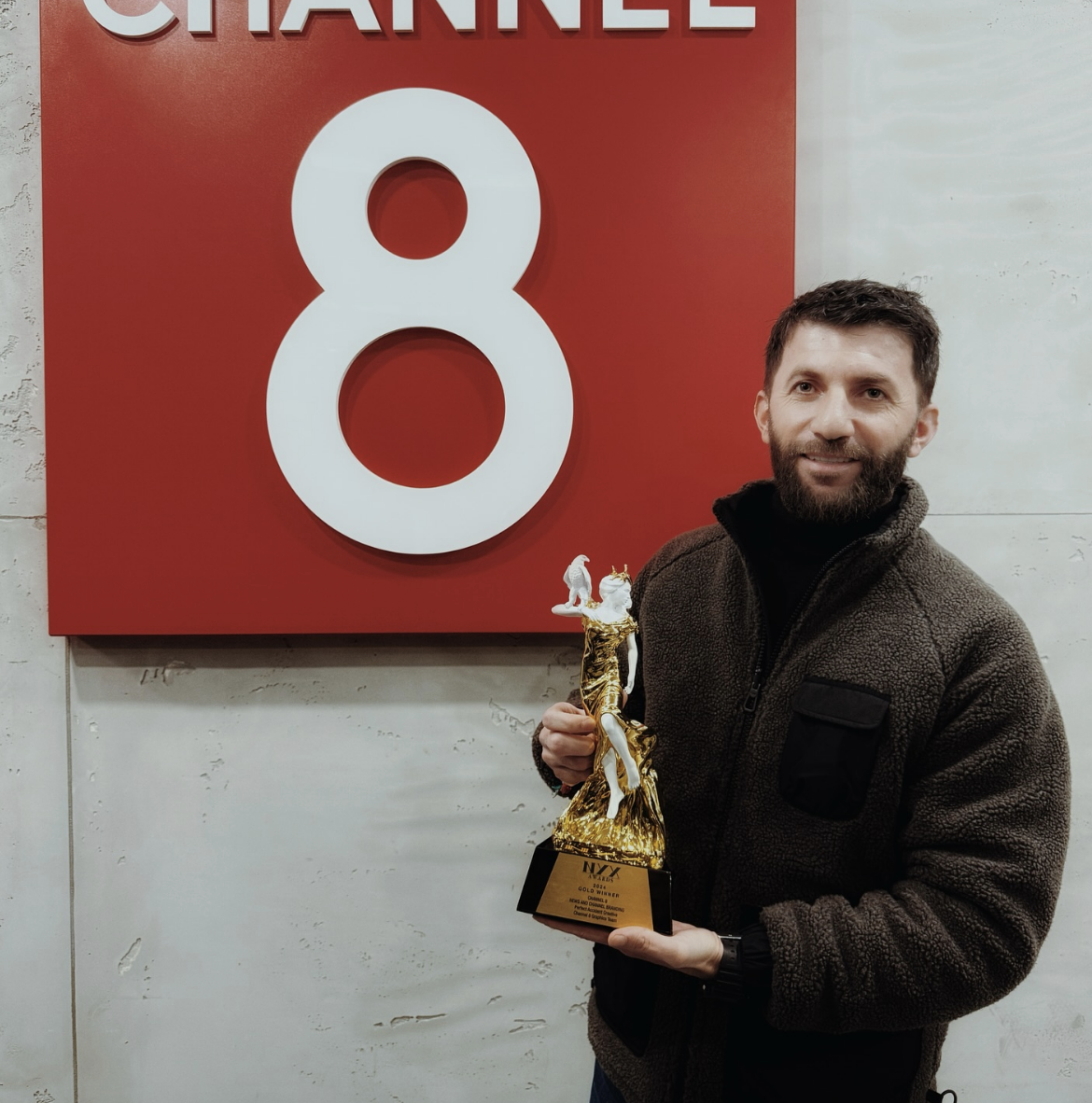 NYX Awards Winner - NYX Awards Channel8 Branding